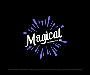 Logo Design by Kayla. for Magical Moment Displays, LLC | Design: #33413467