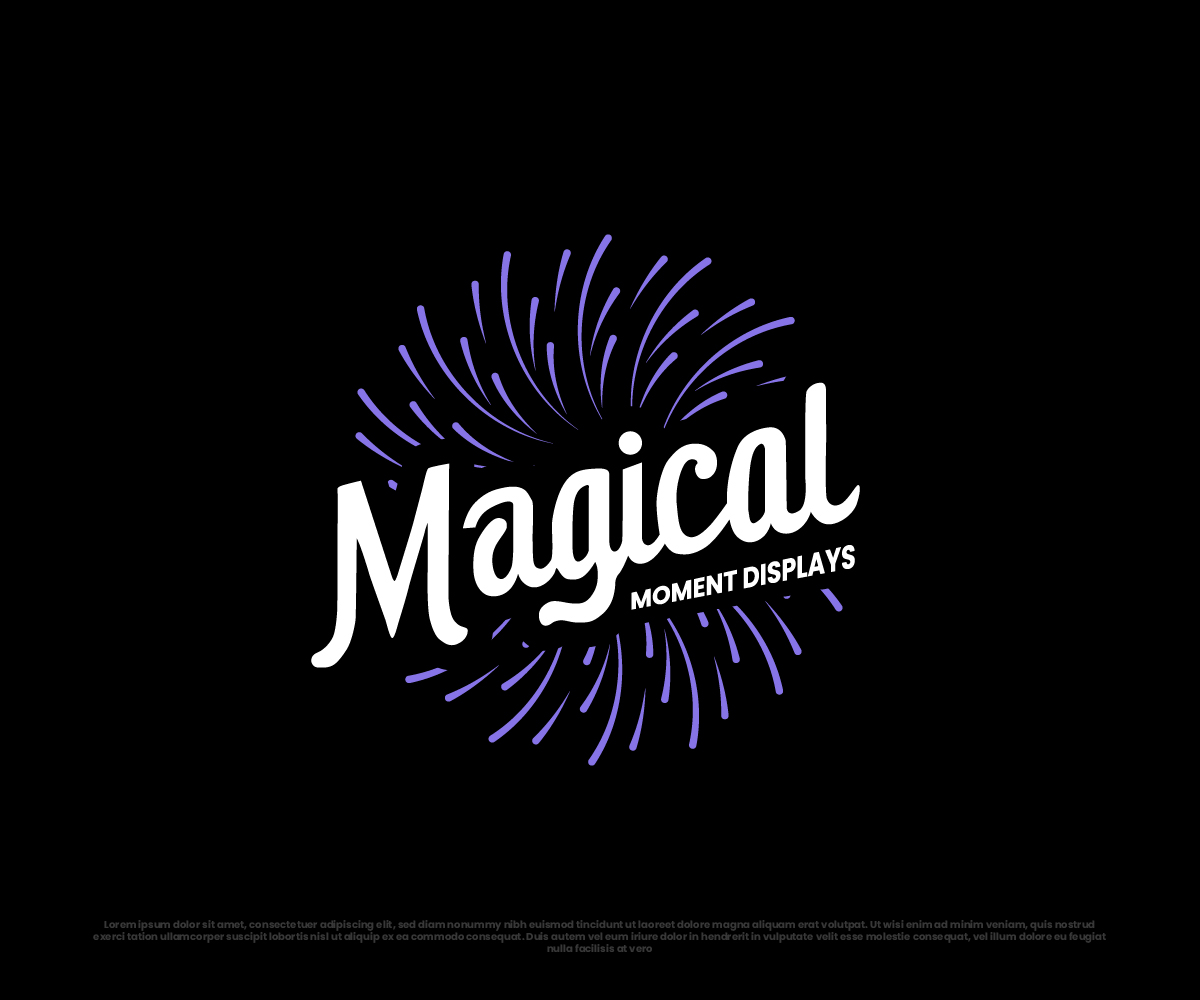 Logo Design by Kayla. for Magical Moment Displays, LLC | Design #33413481