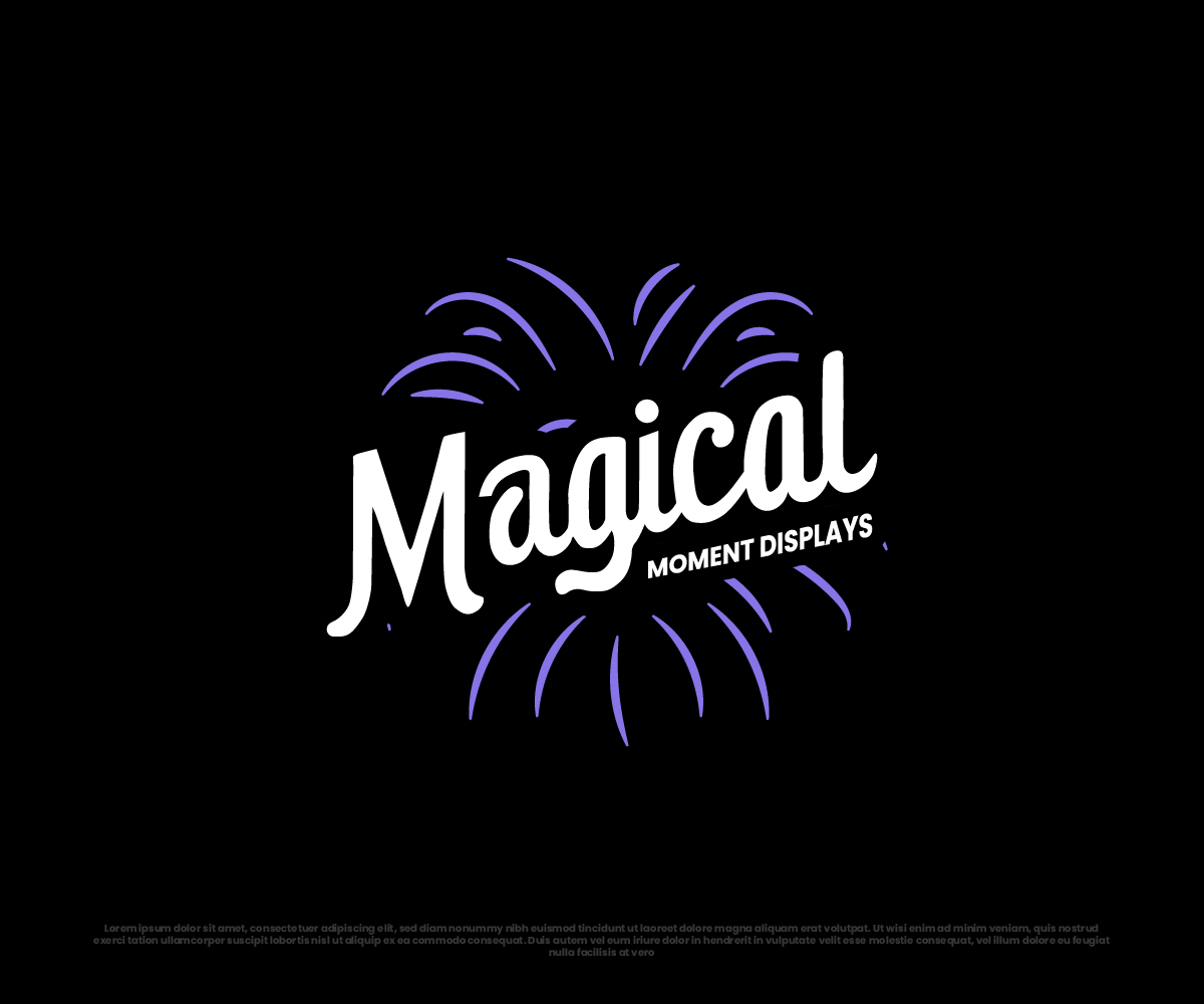 Diseño de Logo por Kayla. para Magical Moment Displays, LLC | Diseño #33413489
