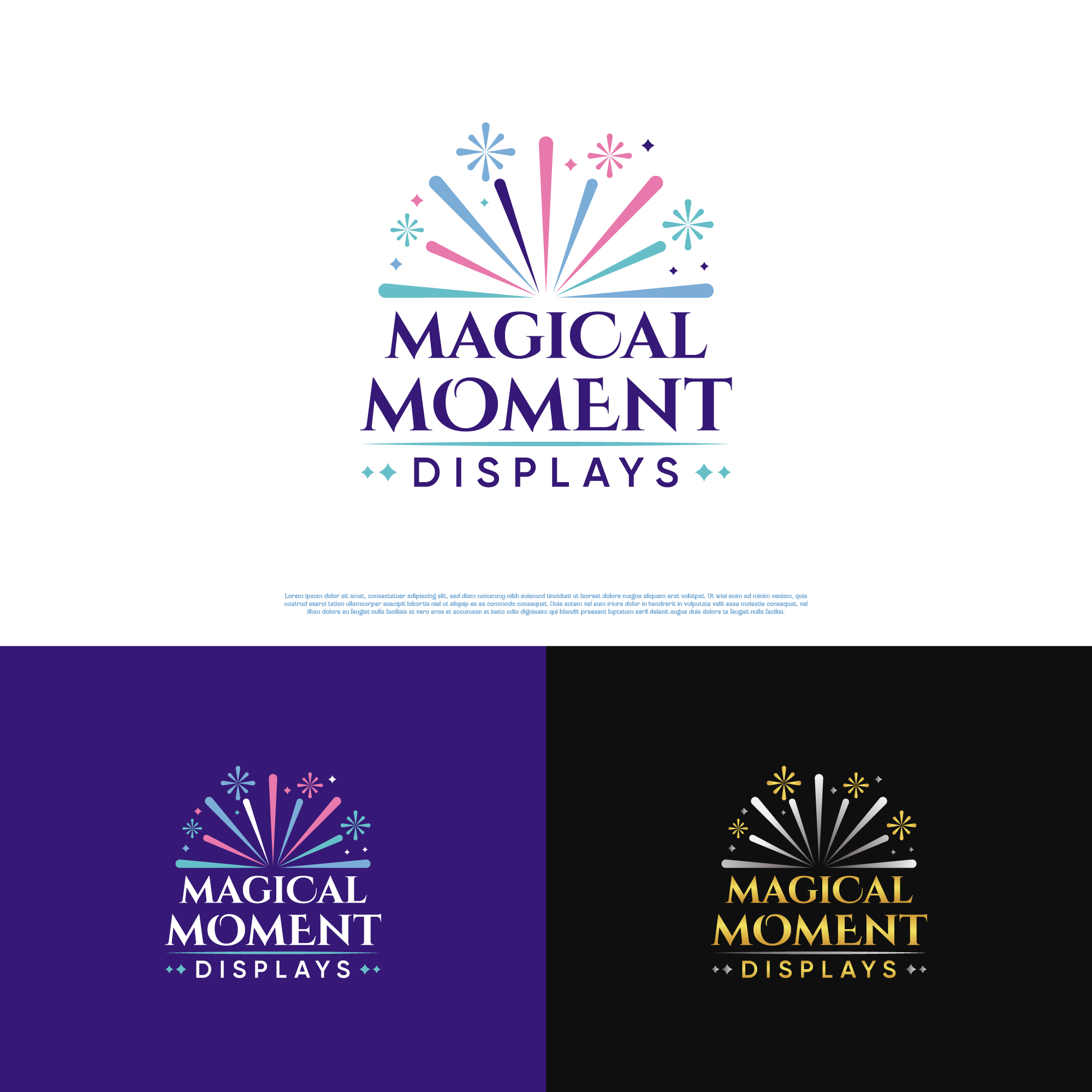 Logo Design by Humphrey™ for Magical Moment Displays, LLC | Design #33452541