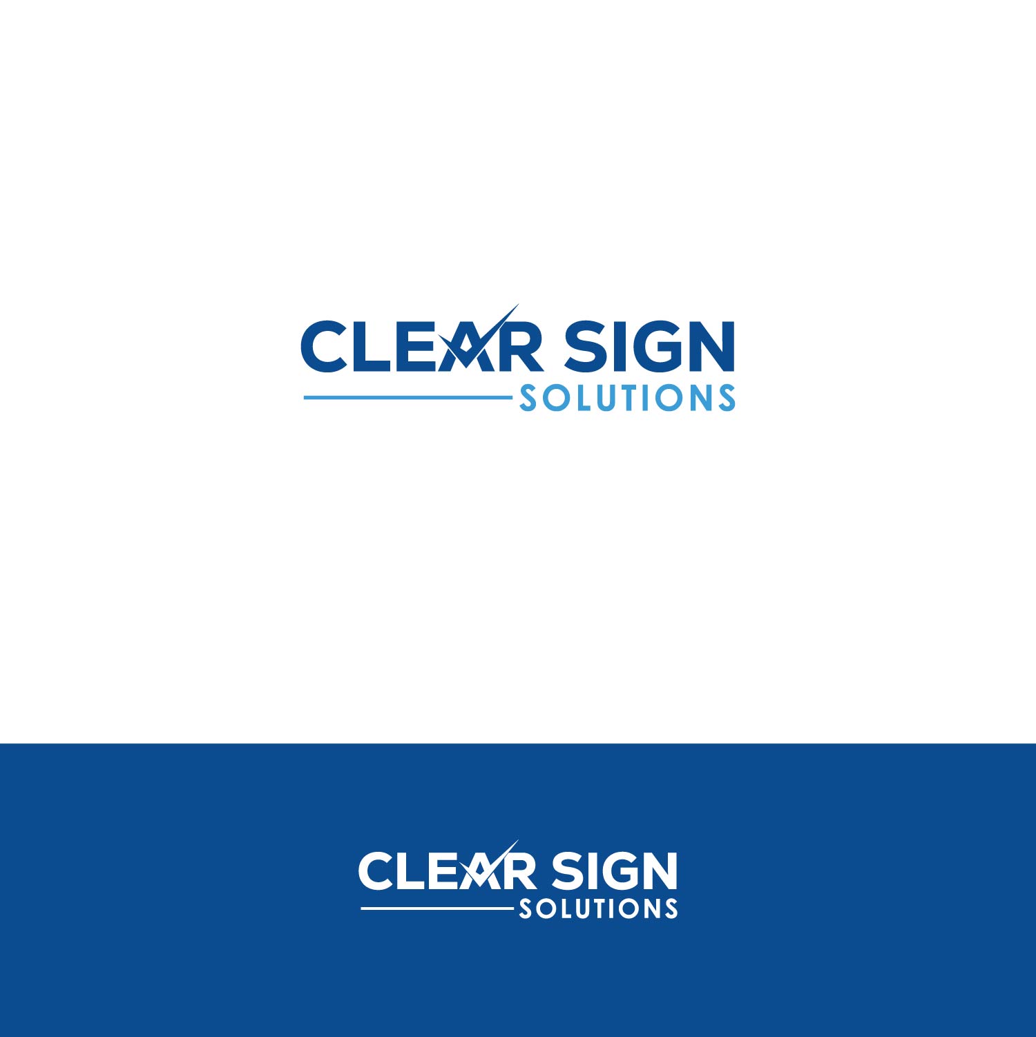 Logo-Design von Rueell Artss für Clear Sign Solutions | Design #33448837