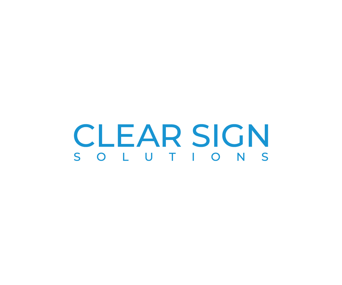 Design de Logo par Adi Graphics pour Clear Sign Solutions | Design #33421023
