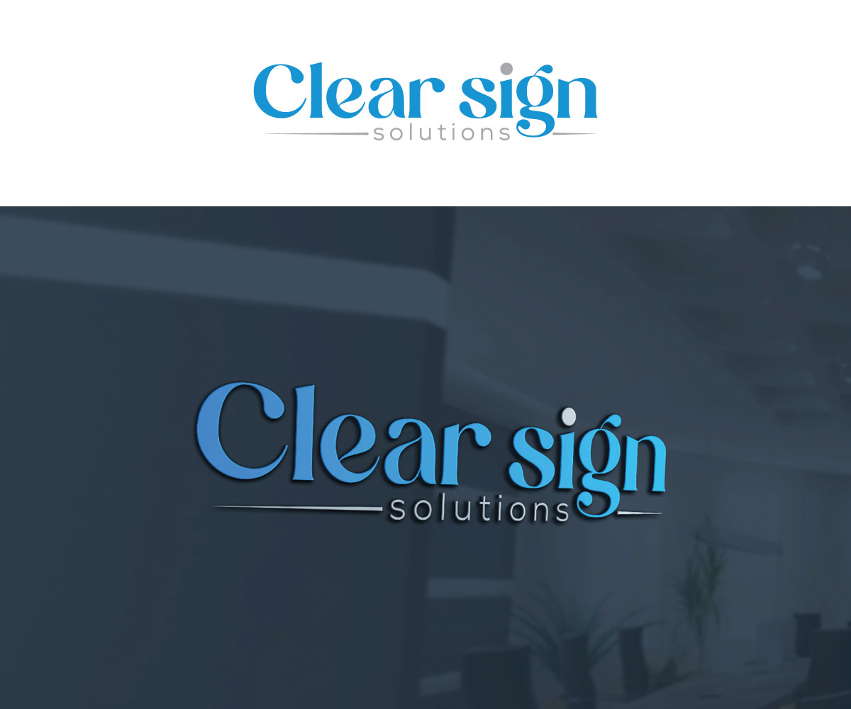 Design de Logo par Luckey yaari pour Clear Sign Solutions | Design #33425628