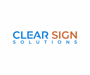 Logo Design by Thati Designs for Clear Sign Solutions | Design: #33419901