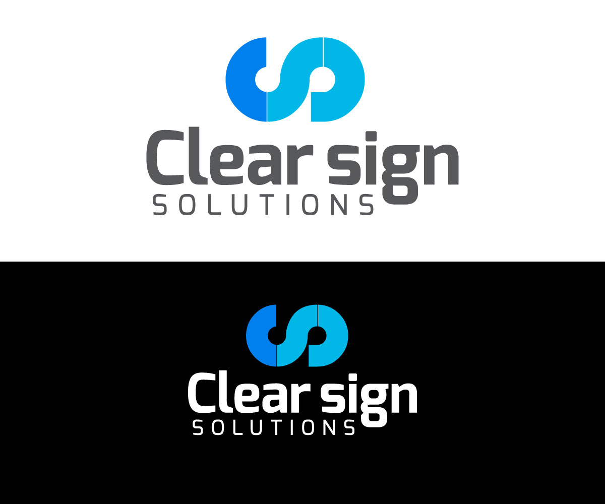 Logo Design by Kavth for Clear Sign Solutions | Design #33445909