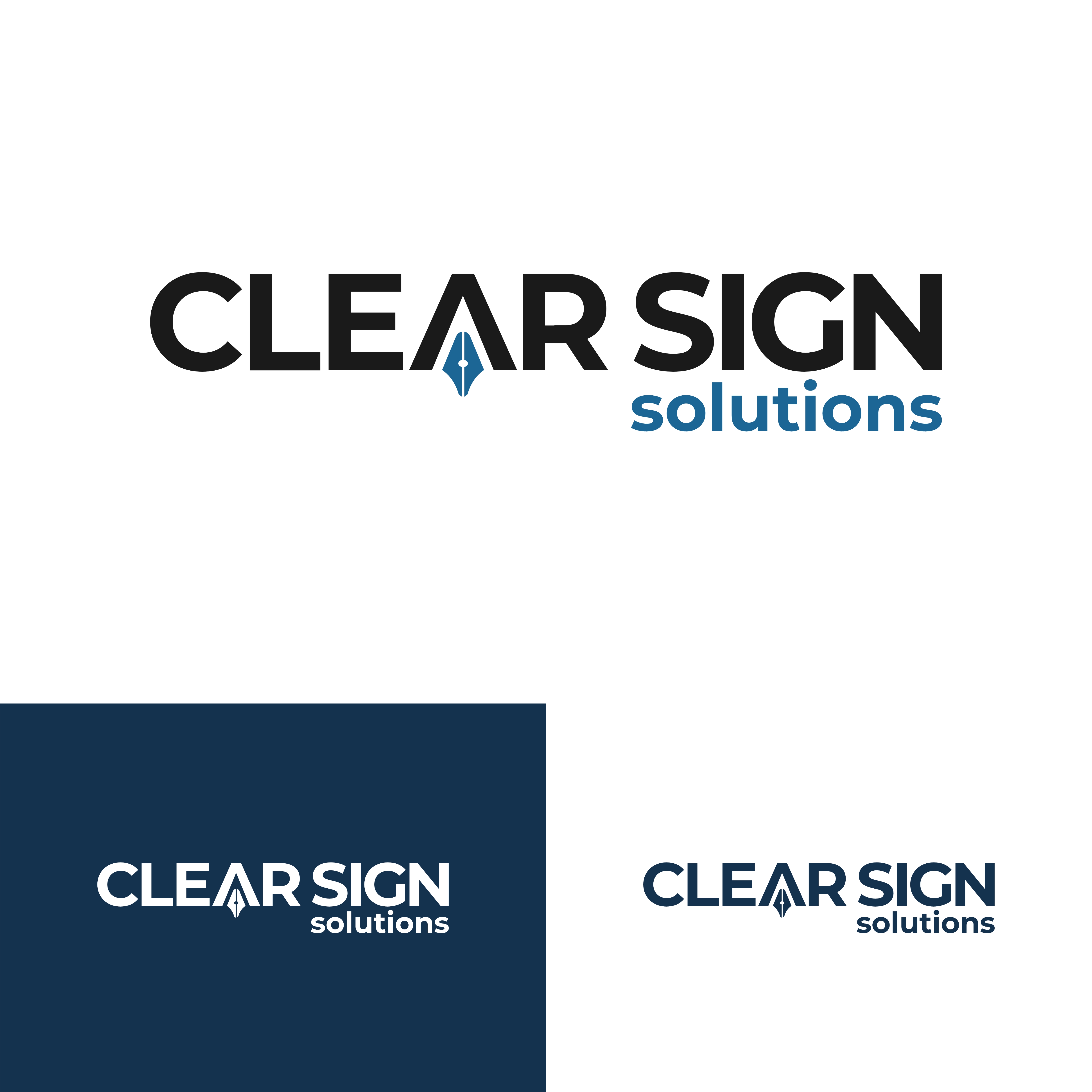 Logo Design by bangsatkau for Clear Sign Solutions | Design #33412808