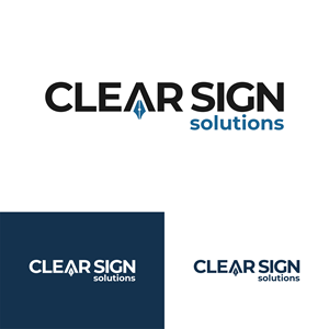Logo Design by bangsatkau for Clear Sign Solutions | Design: #33412808