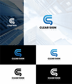 Logo Design by Student_art for Clear Sign Solutions | Design: #33455724
