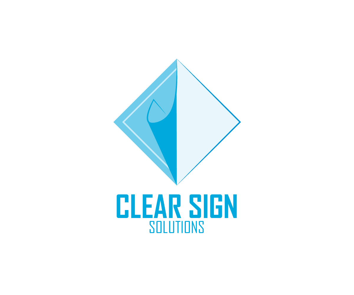Logo Design by i Mochi for Clear Sign Solutions | Design #33451242