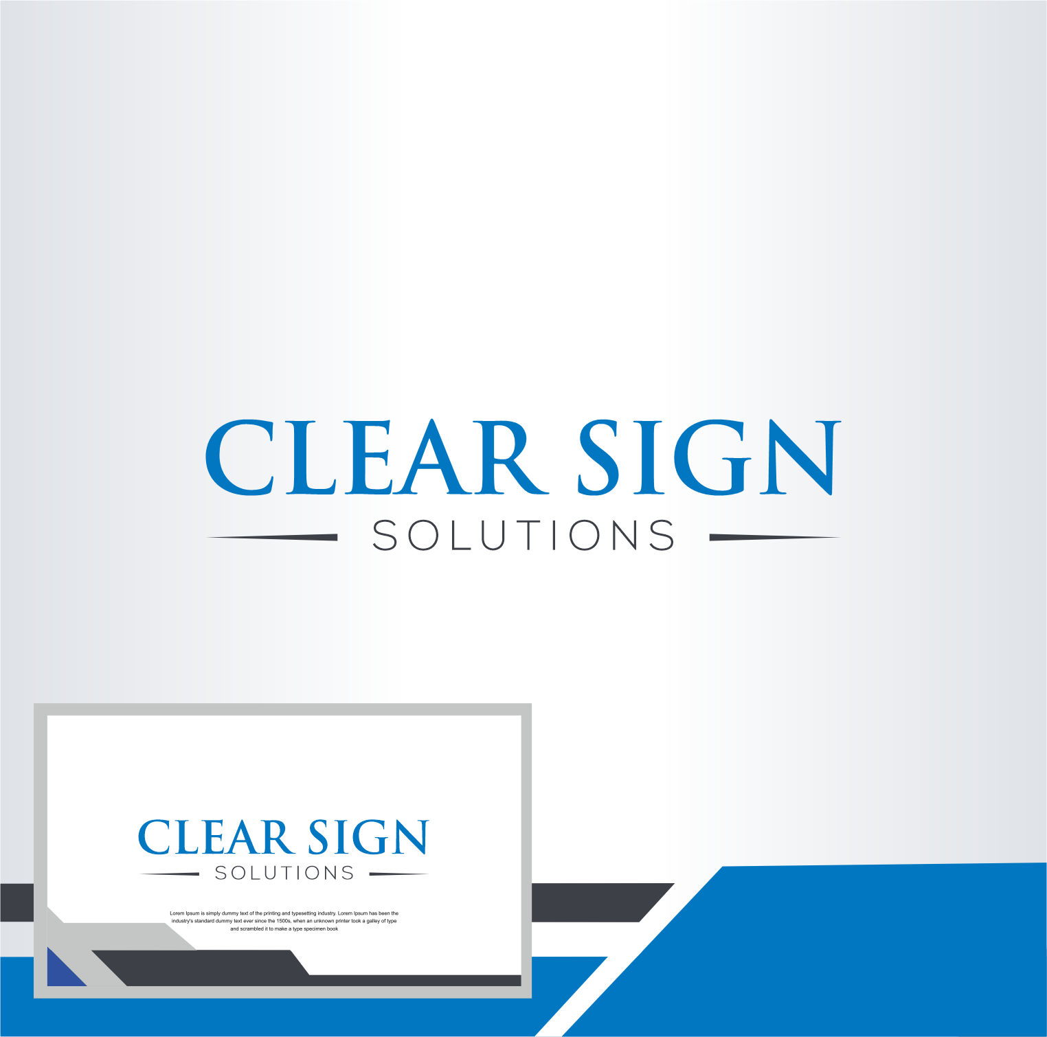 Logo-Design von cah awu für Clear Sign Solutions | Design #33412064