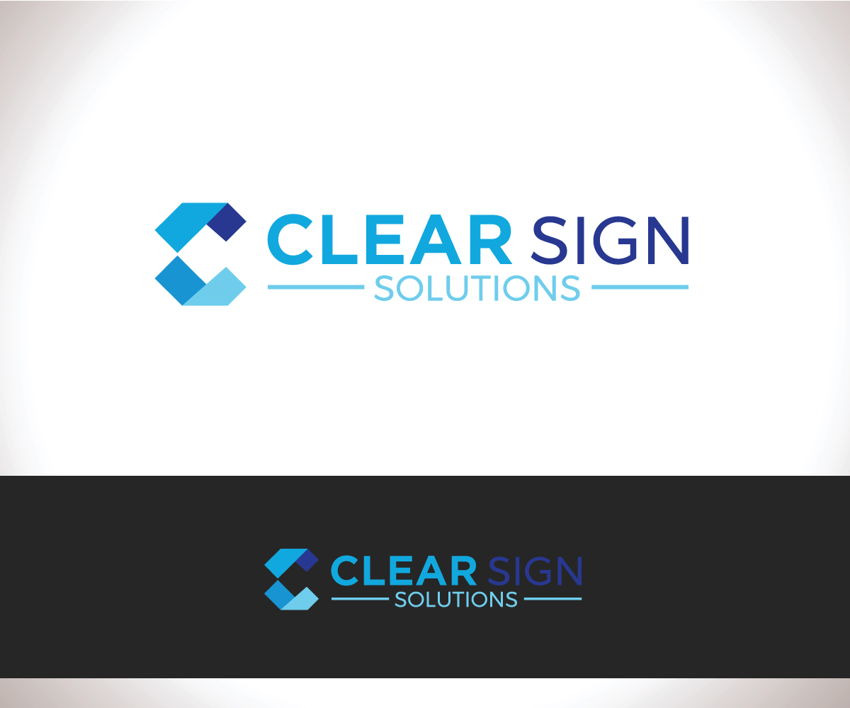 Logo-Design von YourLogoMaster für Clear Sign Solutions | Design #33421012