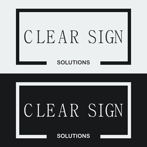 Logo Design by pusing for Clear Sign Solutions | Design: #33412102