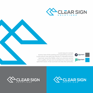 Logo Design by arttemis for Clear Sign Solutions | Design: #33413212