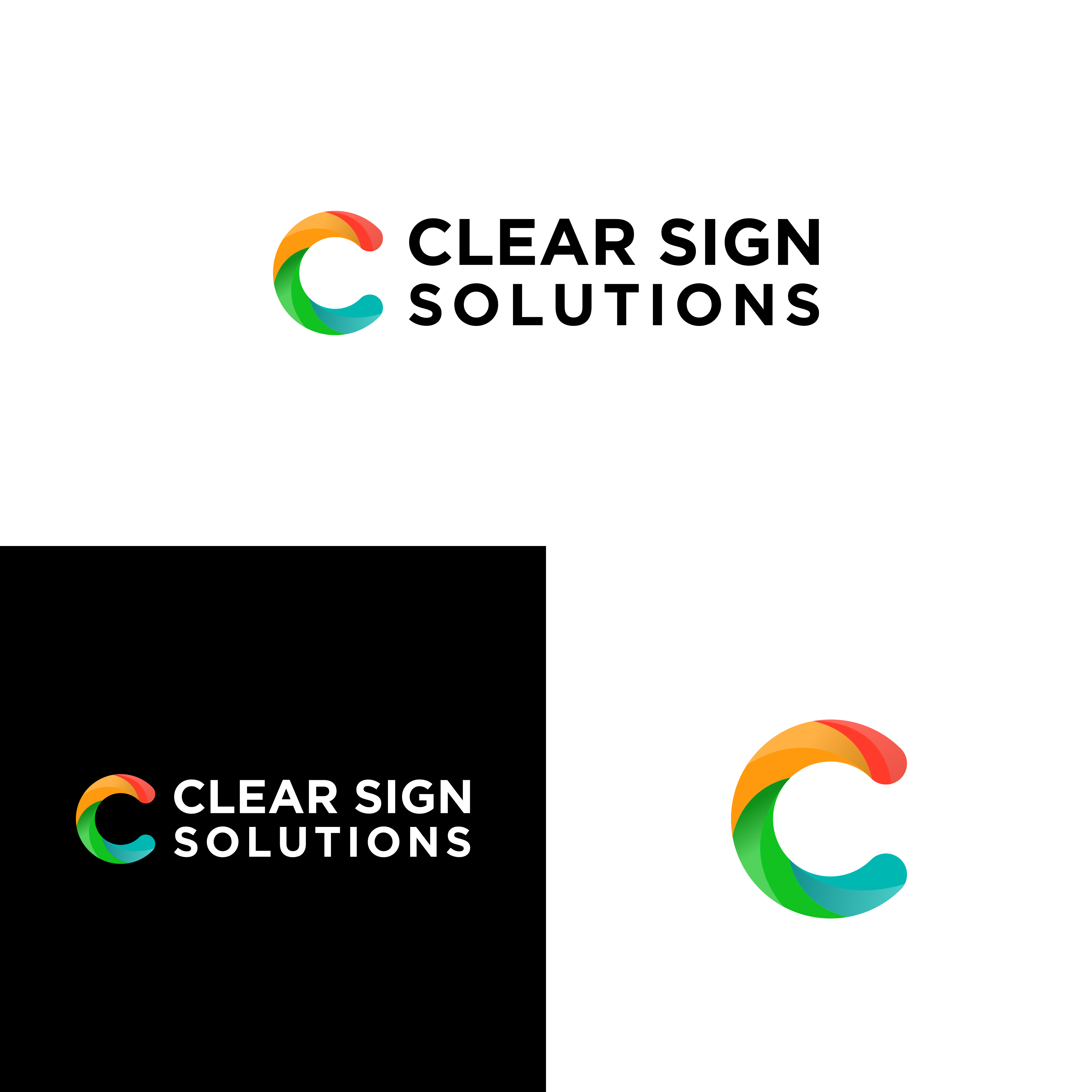 Logo-Design von McGarden für Clear Sign Solutions | Design #33414163