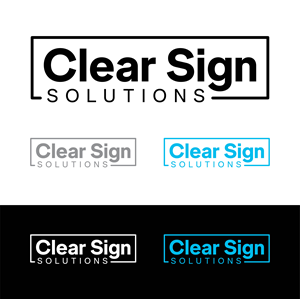 Design de Logo par John Mark Arts pour Clear Sign Solutions | Design #33412771