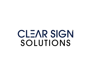 Logo Design by kalongg langgeng jaya for Clear Sign Solutions | Design: #33412242