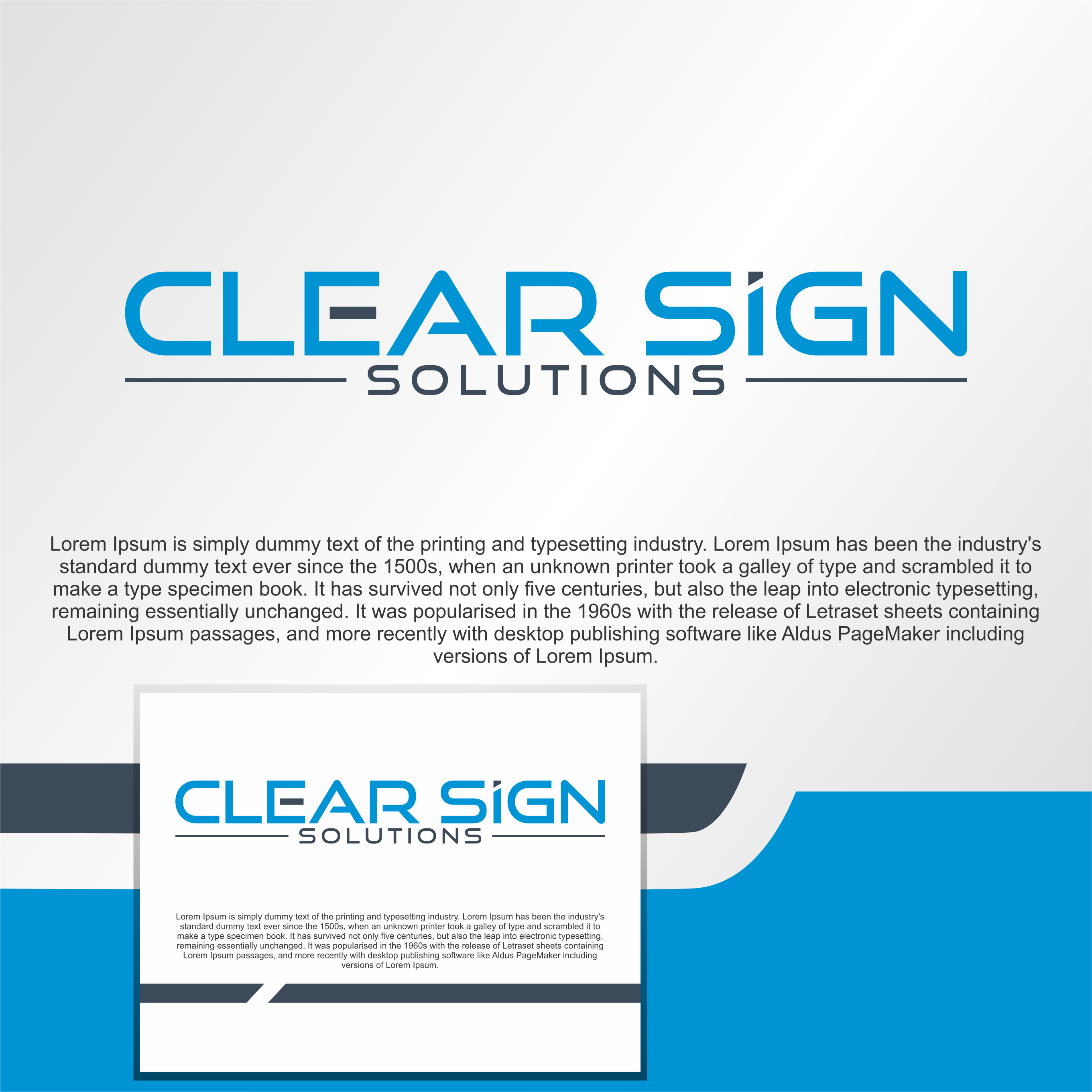 Logo-Design von diego costa für Clear Sign Solutions | Design #33415538