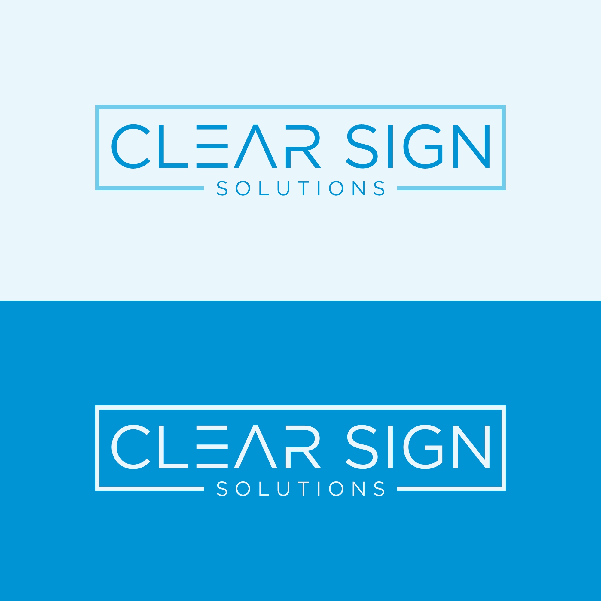 Logo Design by arumdesign for Clear Sign Solutions | Design #33412422