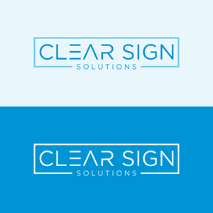Logo Design by arumdesign for Clear Sign Solutions | Design: #33412422