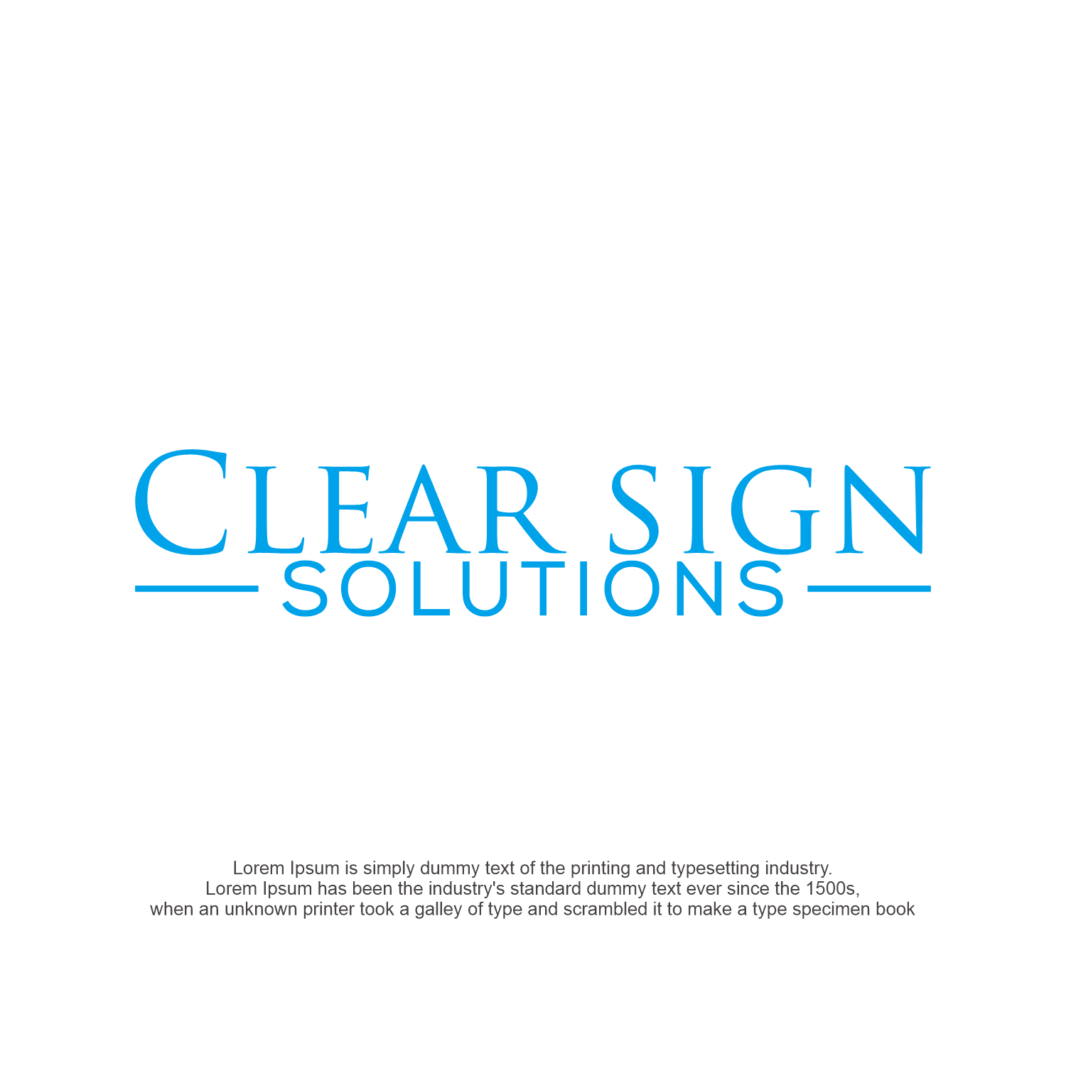 Logo-Design von Eldmal für Clear Sign Solutions | Design #33425254