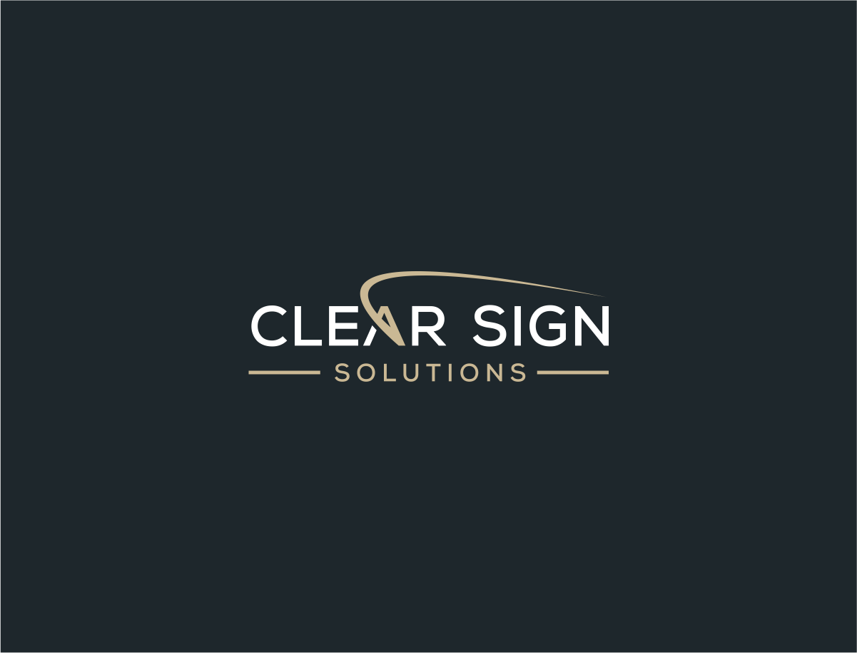 Logo-Design von Uniiqo für Clear Sign Solutions | Design #33414735