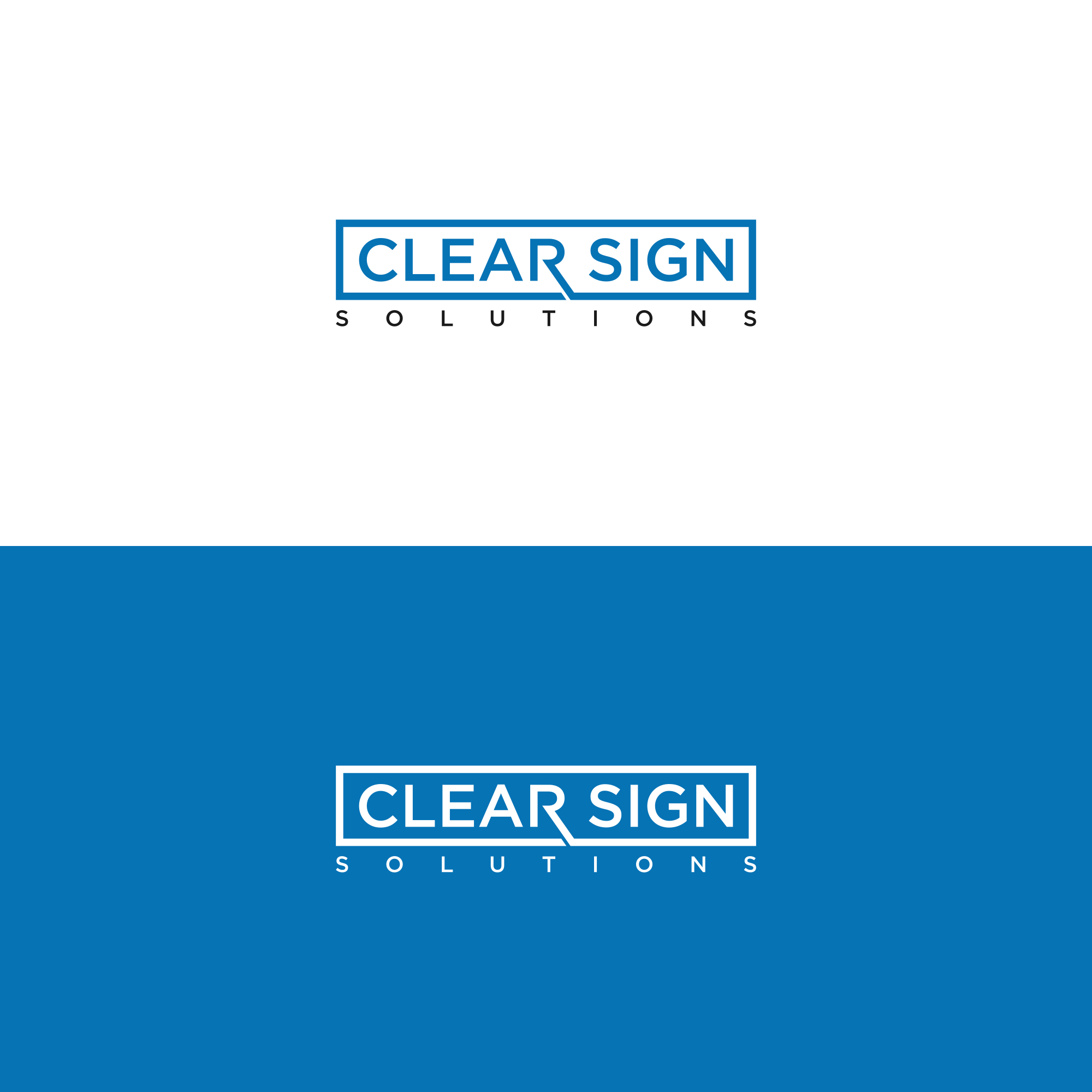 Logo Design by joiyoboyo for Clear Sign Solutions | Design #33439584