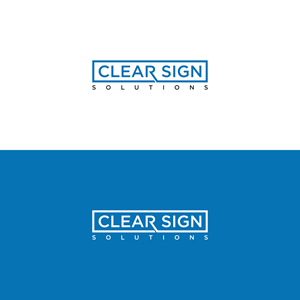 Logo Design by joiyoboyo for Clear Sign Solutions | Design: #33439584