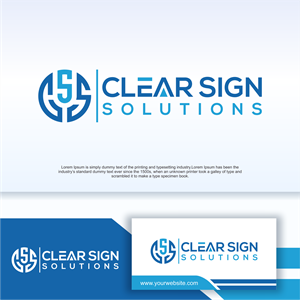 Logo Design by Apache Kretek for Clear Sign Solutions | Design: #33413187