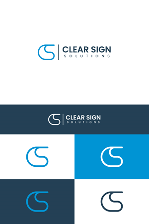 Logo Design by Boril Std for Clear Sign Solutions | Design: #33446963