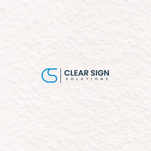 Logo Design by Boril Std for Clear Sign Solutions | Design: #33446964