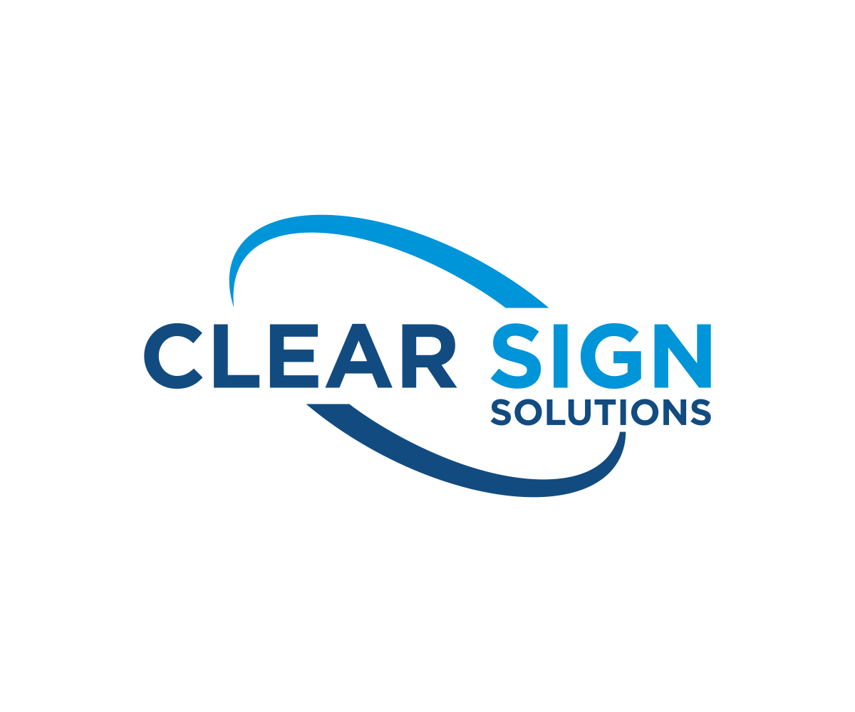 Logo-Design von gogastudio für Clear Sign Solutions | Design #33456090