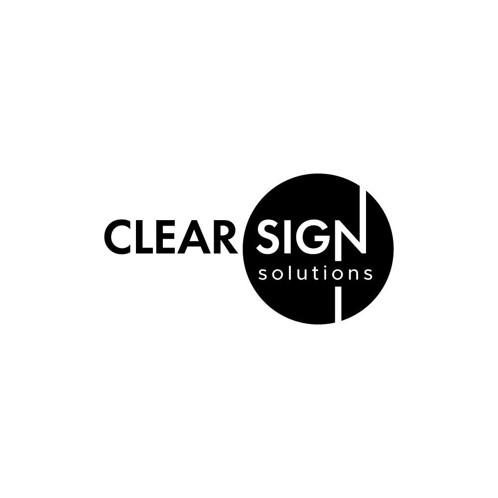 Logo Design by H4R5Z for Clear Sign Solutions | Design #33411950