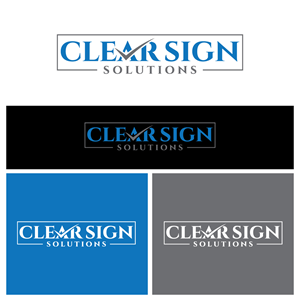 Logo Design by riya.mitra07j for Clear Sign Solutions | Design: #33413026