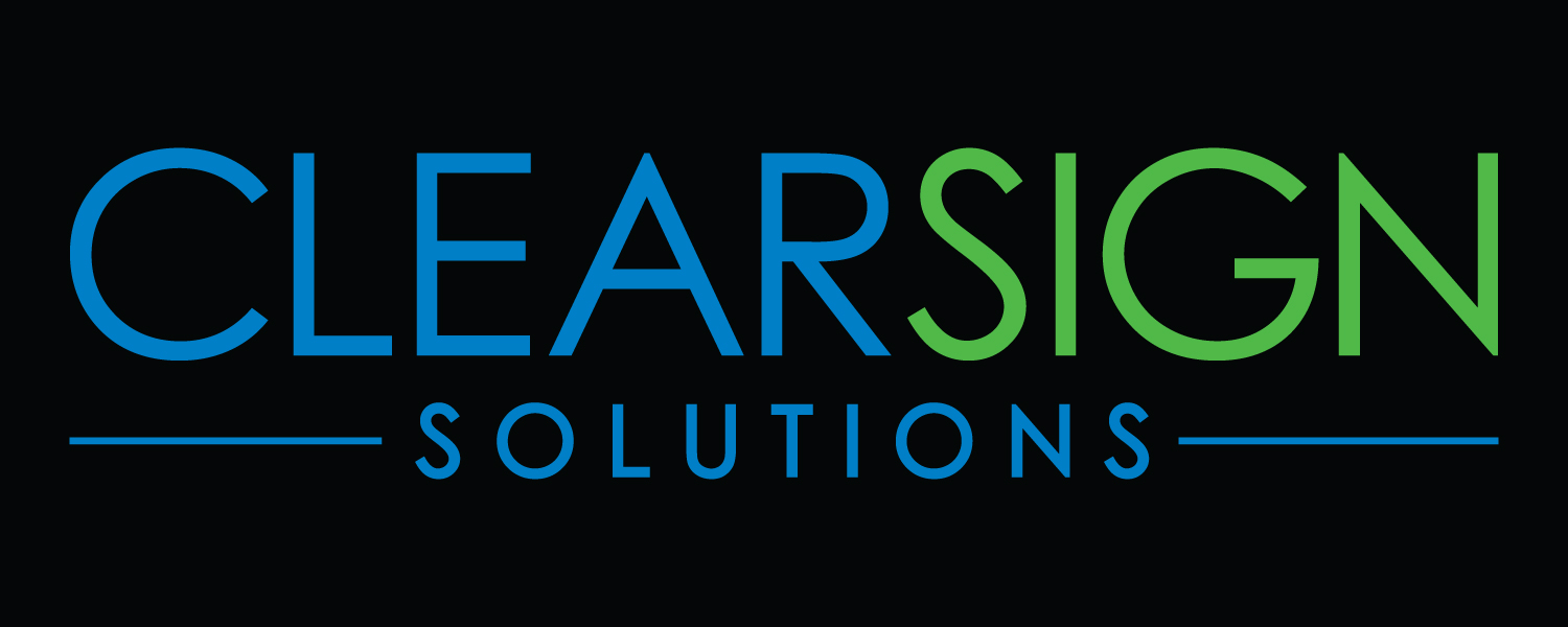 Logo Design by Atec for Clear Sign Solutions | Design #33417195