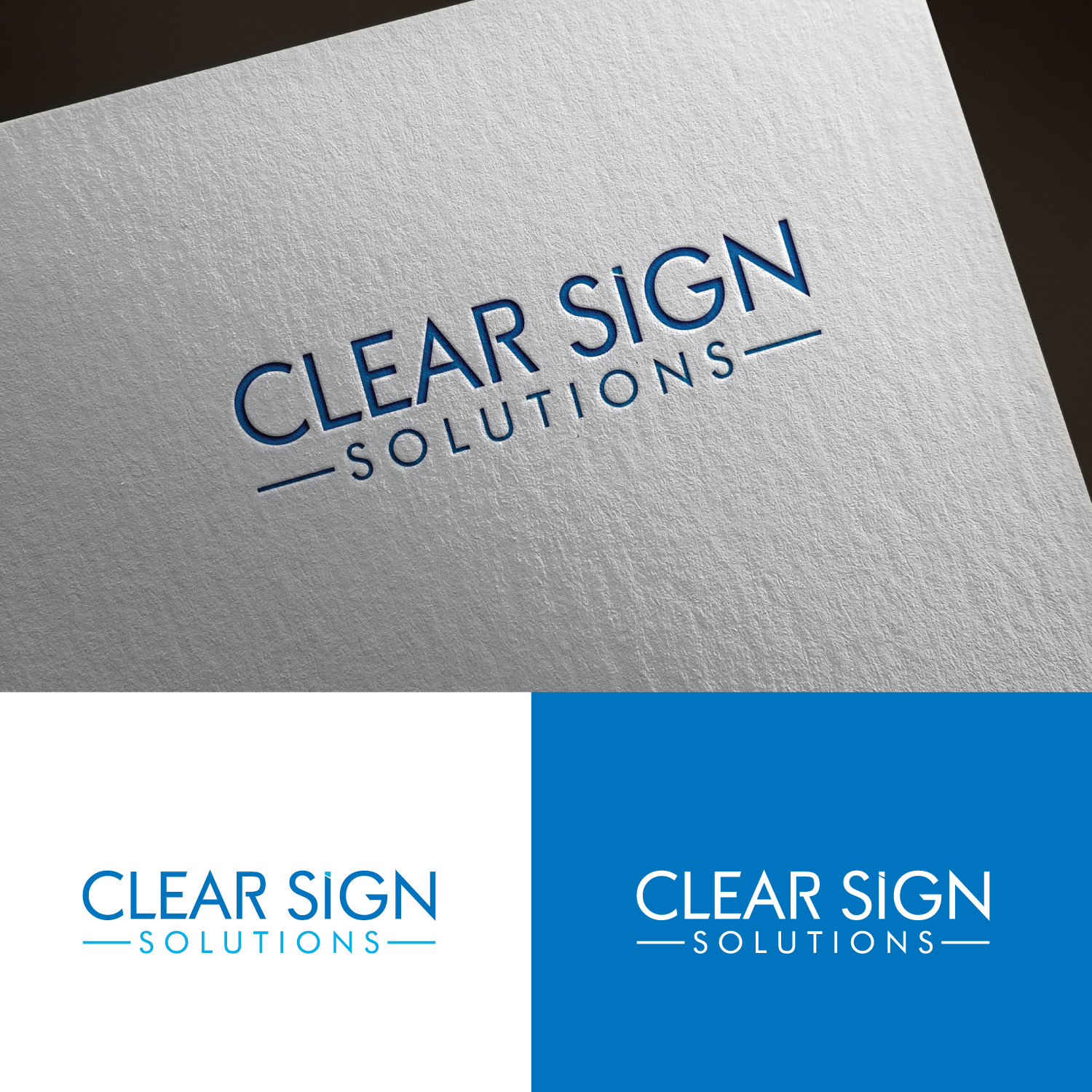 Logo Design by sankar999 for Clear Sign Solutions | Design #33412065
