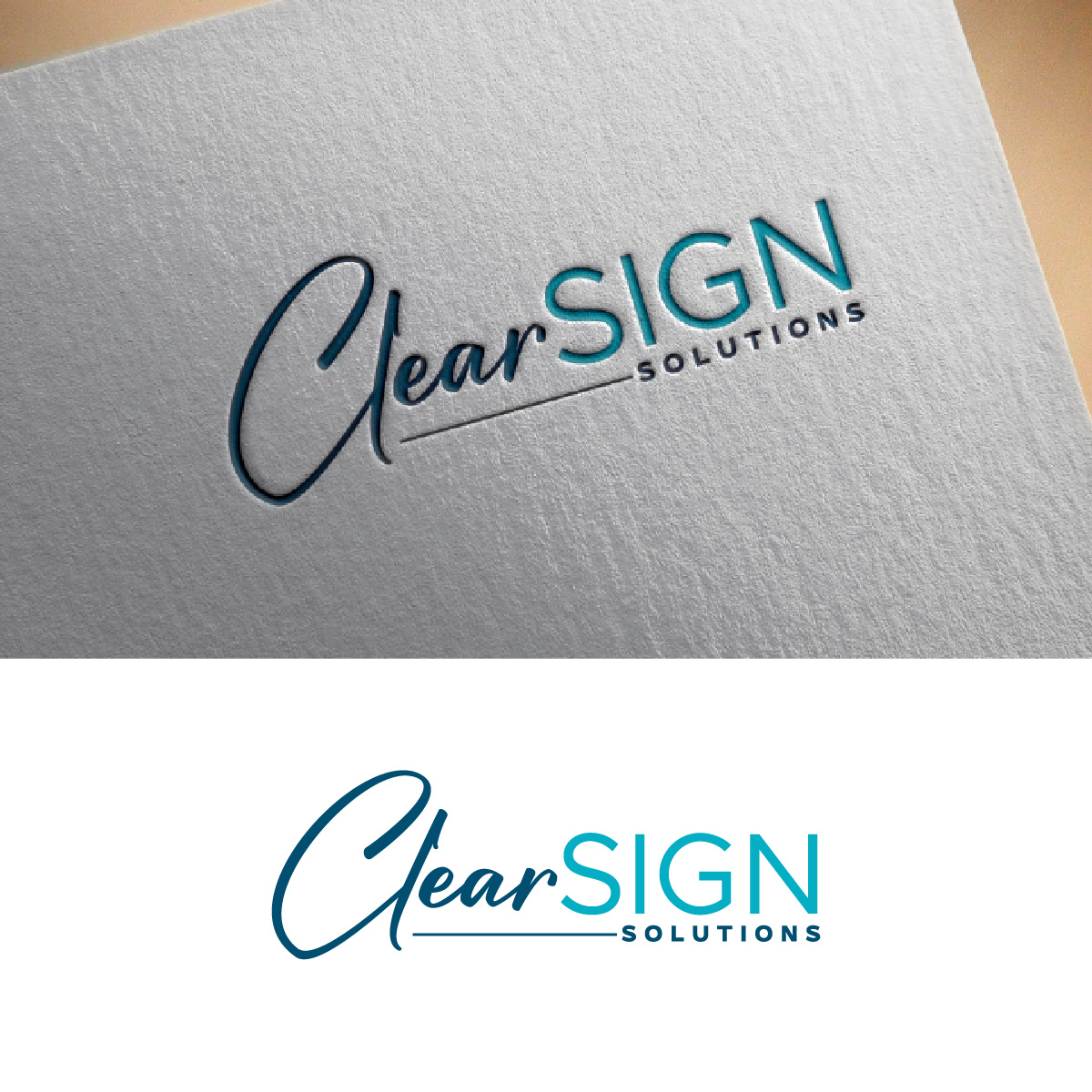 Logo Design by fly  design for Clear Sign Solutions | Design #33418750