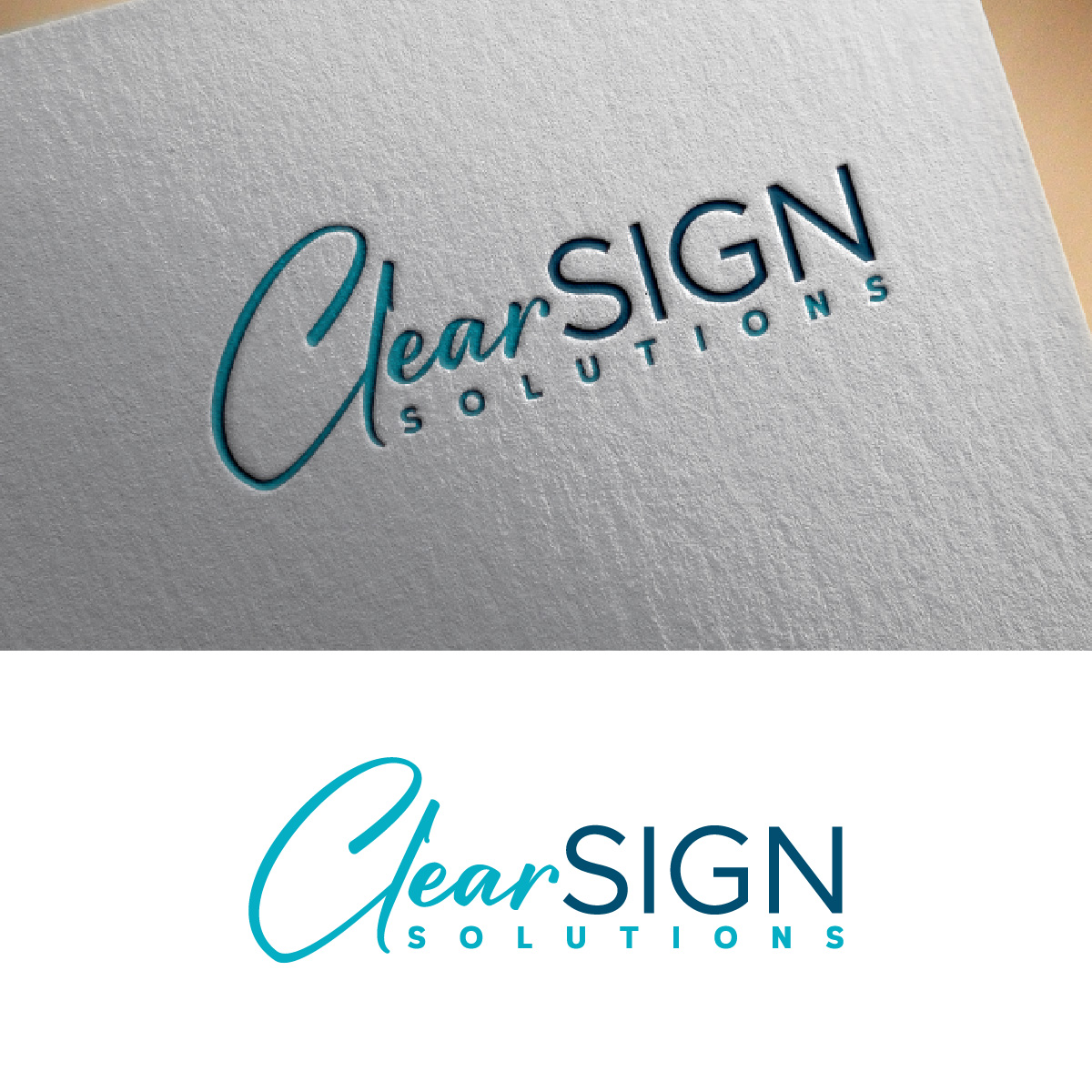 Logo Design by fly  design for Clear Sign Solutions | Design #33418752