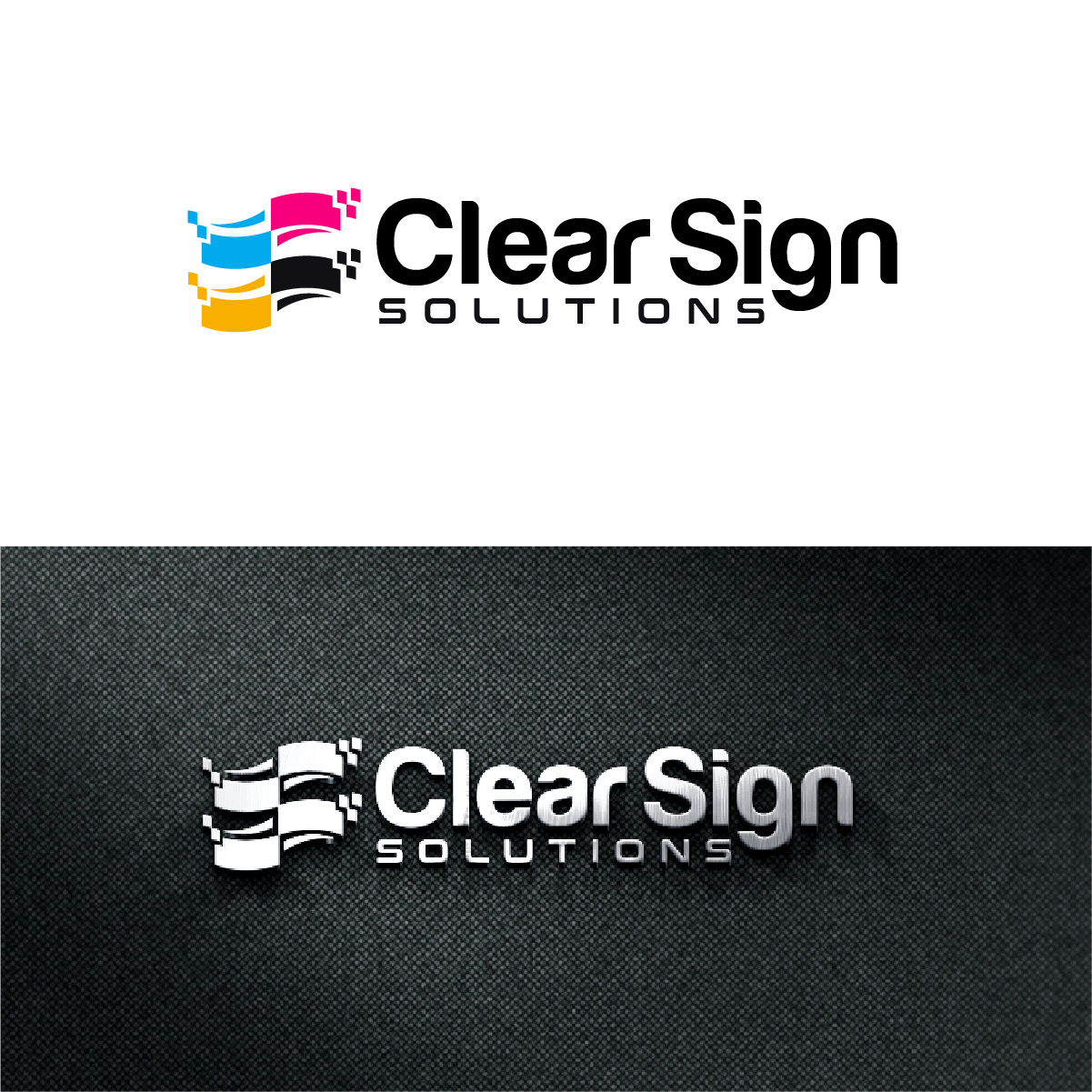 Logo Design by fly  design for Clear Sign Solutions | Design #33419918