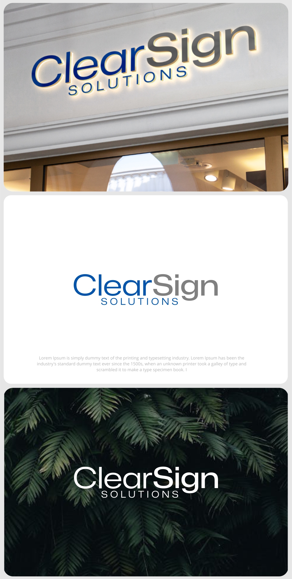 Logo Design by SigmaStudio for Clear Sign Solutions | Design #33423178