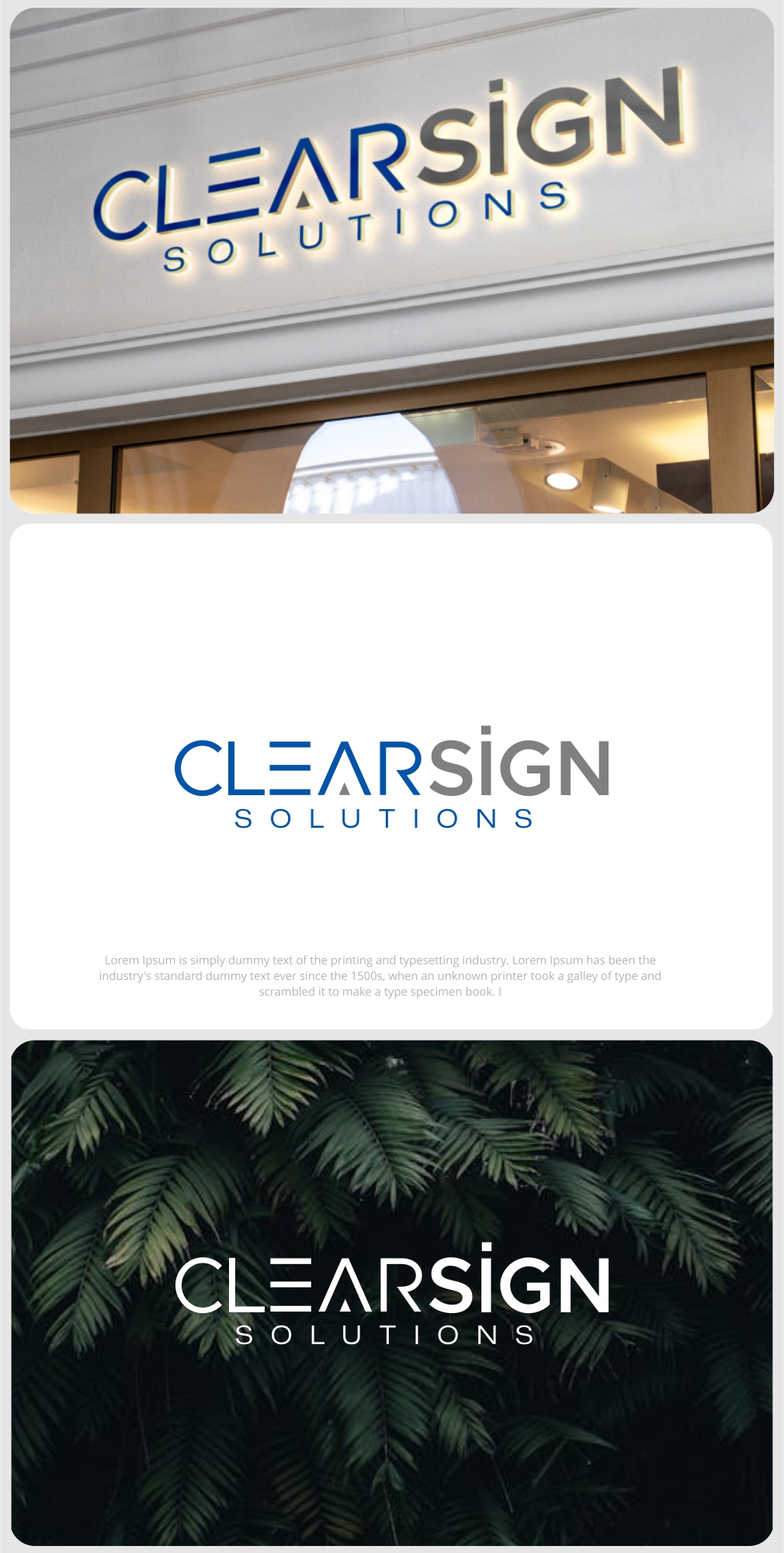 Logo Design by SigmaStudio for Clear Sign Solutions | Design #33423183