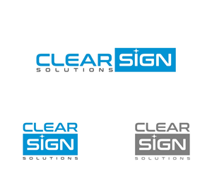 Logo Design by OrianO-70 for Clear Sign Solutions | Design: #33454147