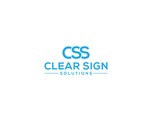 Logo Design by Janna Design for Clear Sign Solutions | Design: #33416233