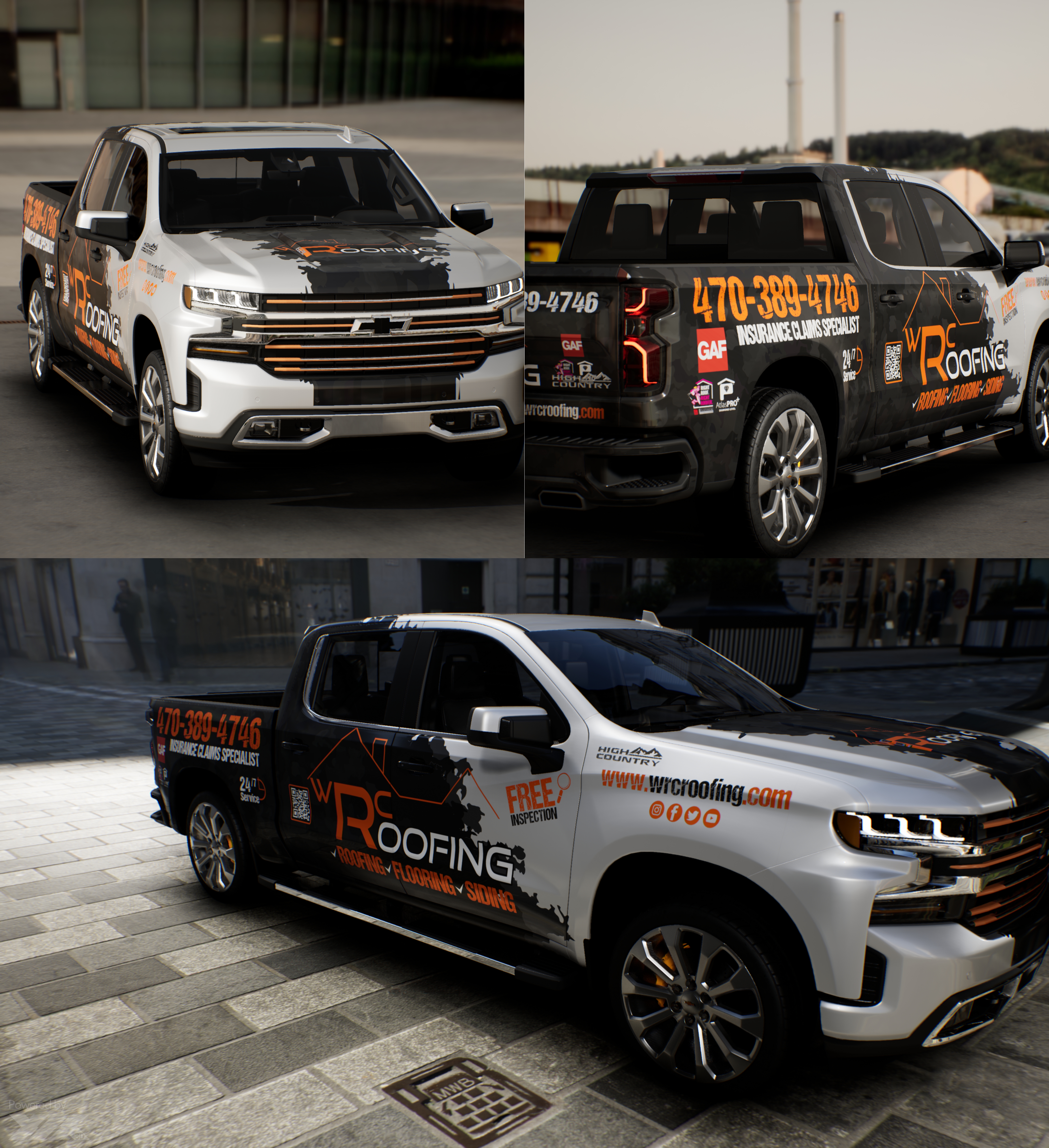 Car Wrap Design by VEDG for Whitaker Roofing | Design #33501745