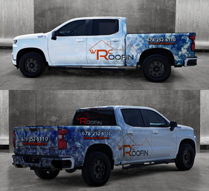 Car Wrap Design by Kira.graphics for Whitaker Roofing | Design #33451705