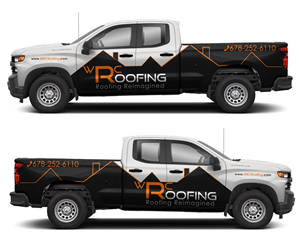 Car Wrap Design by AZ_Studio for Whitaker Roofing | Design: #33417163