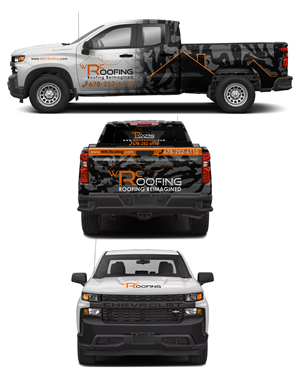 Car Wrap Design by AZ_Studio for Whitaker Roofing | Design: #33419314