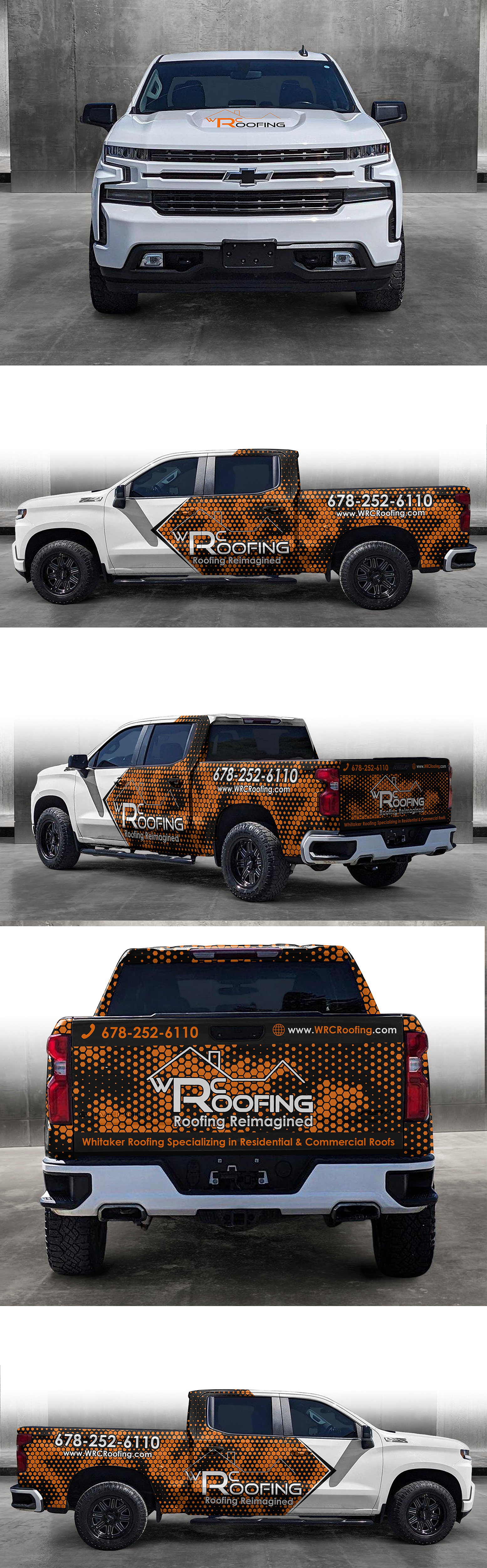 Car Wrap Design by AZ_Studio for Whitaker Roofing | Design #33427434
