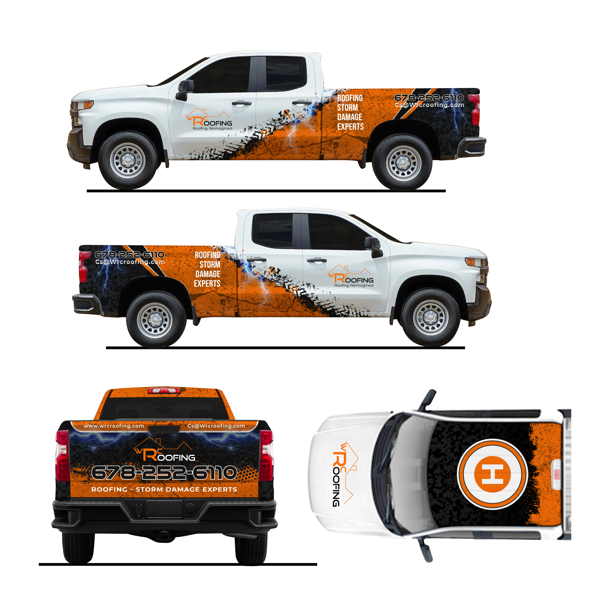 Design de Covering de Véhicule par Jhony N pour Whitaker Roofing | Design #33434983