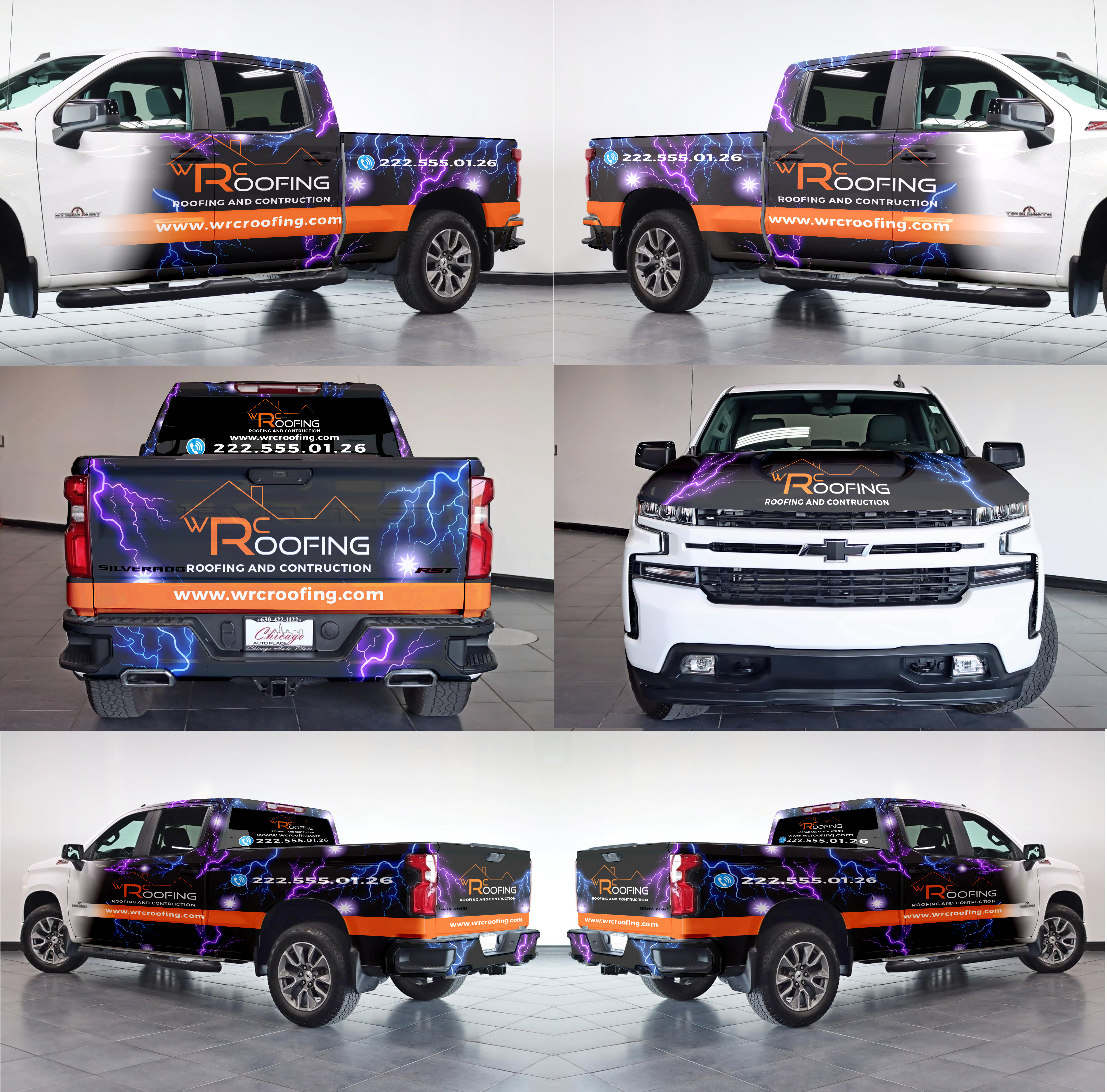 Design de Covering de Véhicule par tamtama pour Whitaker Roofing | Design #33441044