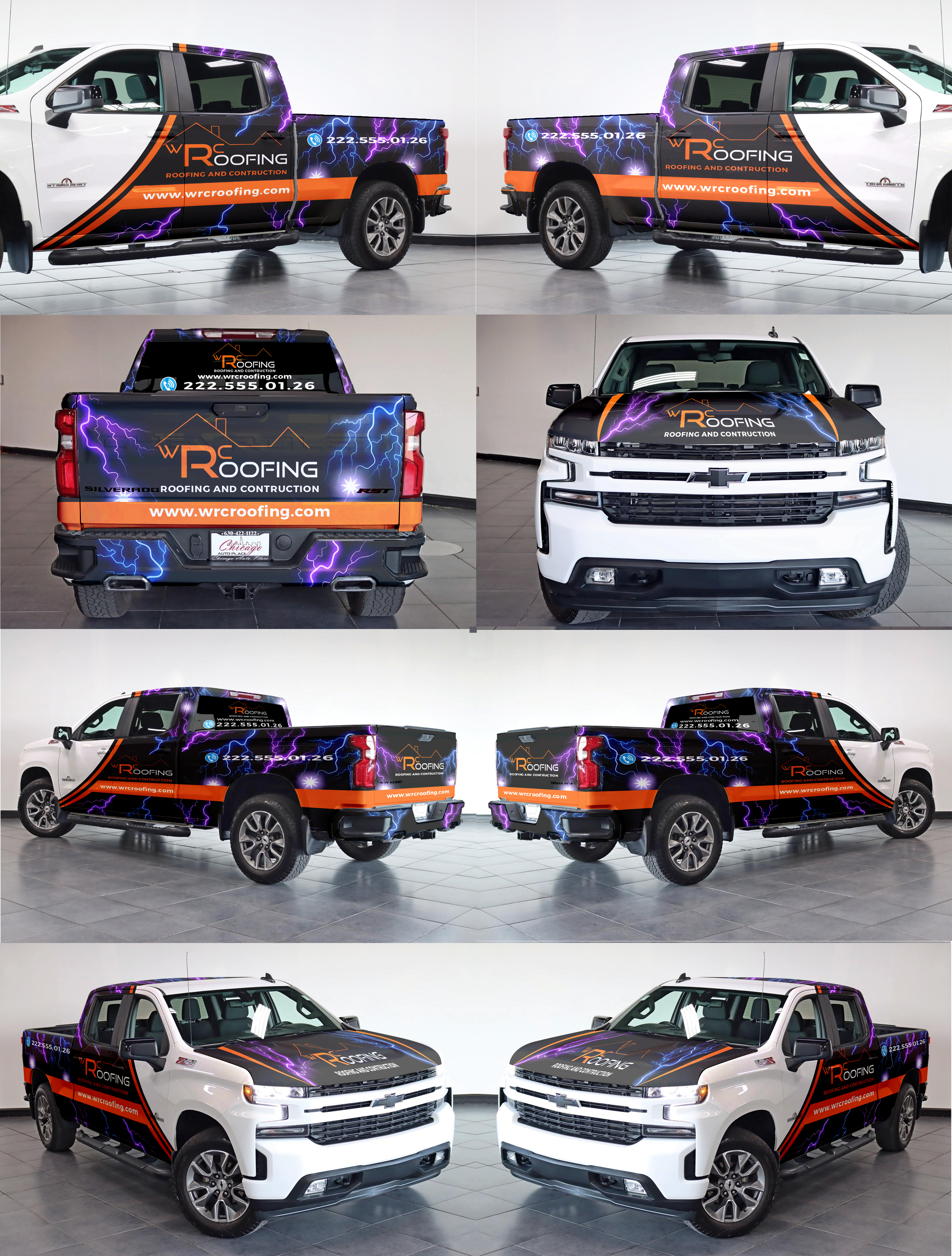 Car Wrap Design by tamtama for Whitaker Roofing | Design #33444440
